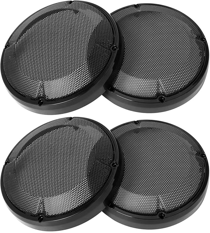 VPZMT 6.5 Inch Speaker Grill Cover for Saddlebag/Lids Lower Leg Vented Fairing for Harley Touring/Street Glide/Electra Glide/Road Glide/Road King/Ultra Limited 1983-2023 Models (Black), 4 PCS - Image 3